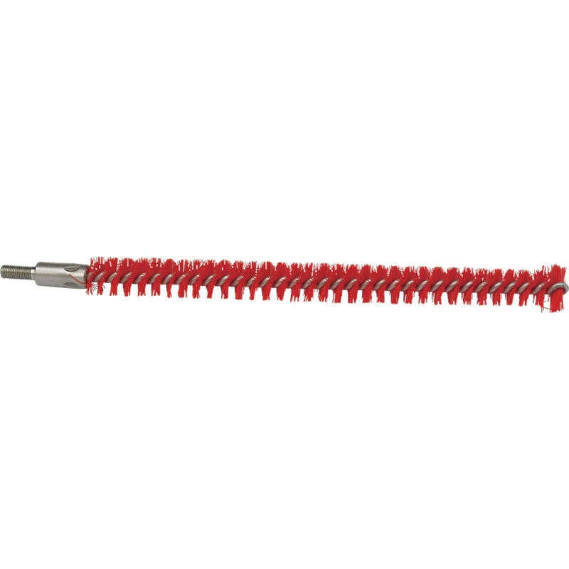 Vikan Hygiene pijpenborstel voor flexibele kabel, rood, medium vezels, 200mm, Ø12mm