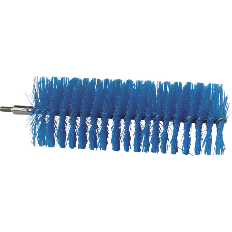 Vikan Hygiene pijpenborstel voor flexibele kabel, blauw, medium vezels, 200mm, Ø60mm