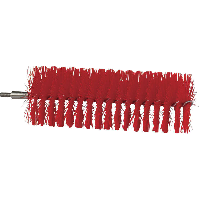 Vikan Hygiene pijpenborstel voor flexibele kabel, rood, medium vezels, 200mm, Ø60mm