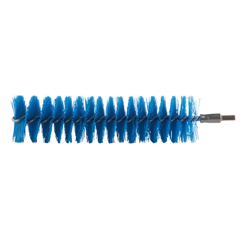 Vikan Hygiene pijpenborstel voor flexibele kabel, blauw, medium vezels, 200mm, Ø40mm
