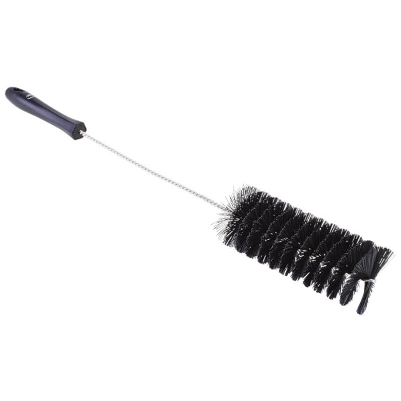 Vikan Hygiene pijpenborstel, zwart, medium vezels, 510mm, Ø60mm
