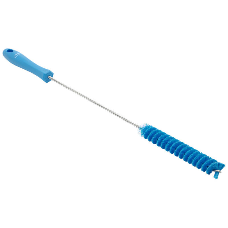 Vikan Hygiene pijpenborstel, blauw, medium vezels, 500mm, Ø20mm