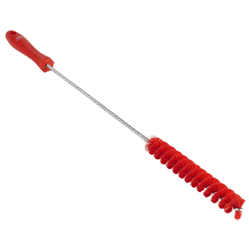 Vikan Hygiene pijpenborstel, rood, medium vezels, 500mm, Ø20mm