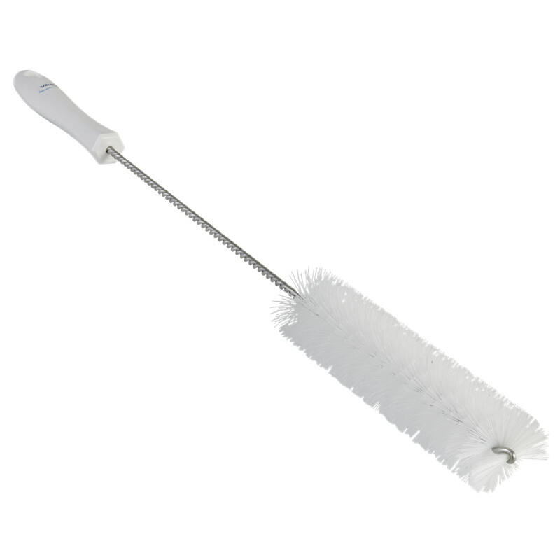 Vikan Hygiene pijpenborstel, wit, harde vezels, 510mm, Ø40mm