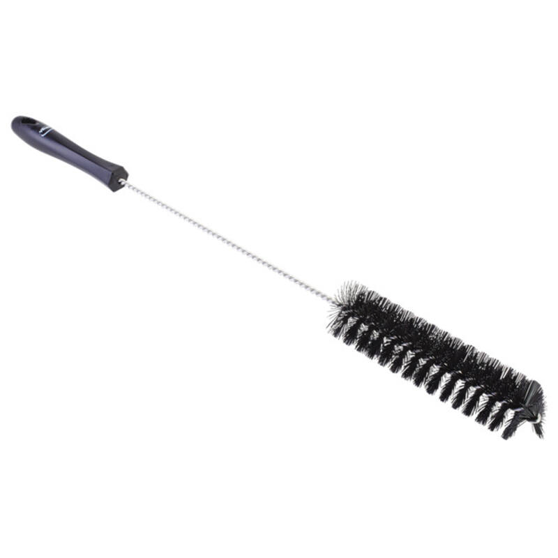 Vikan Hygiene pijpenborstel, zwart, harde vezels, 510mm, Ø40mm