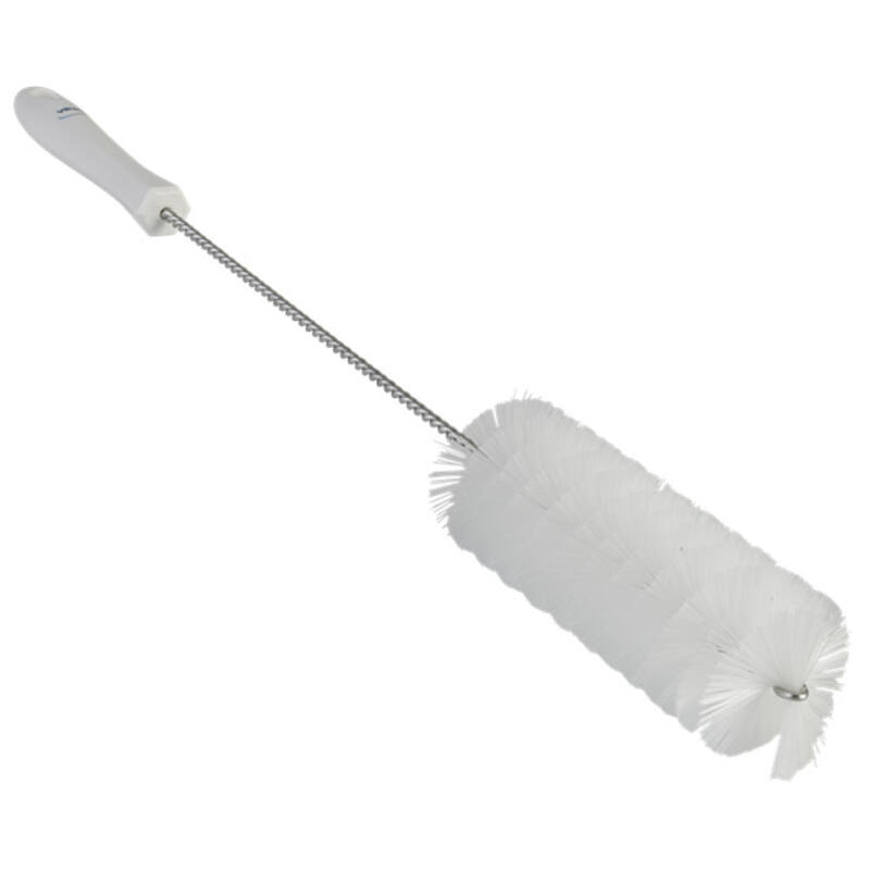 Vikan Hygiene pijpenborstel, wit, medium vezels, 510mm, Ø50mm
