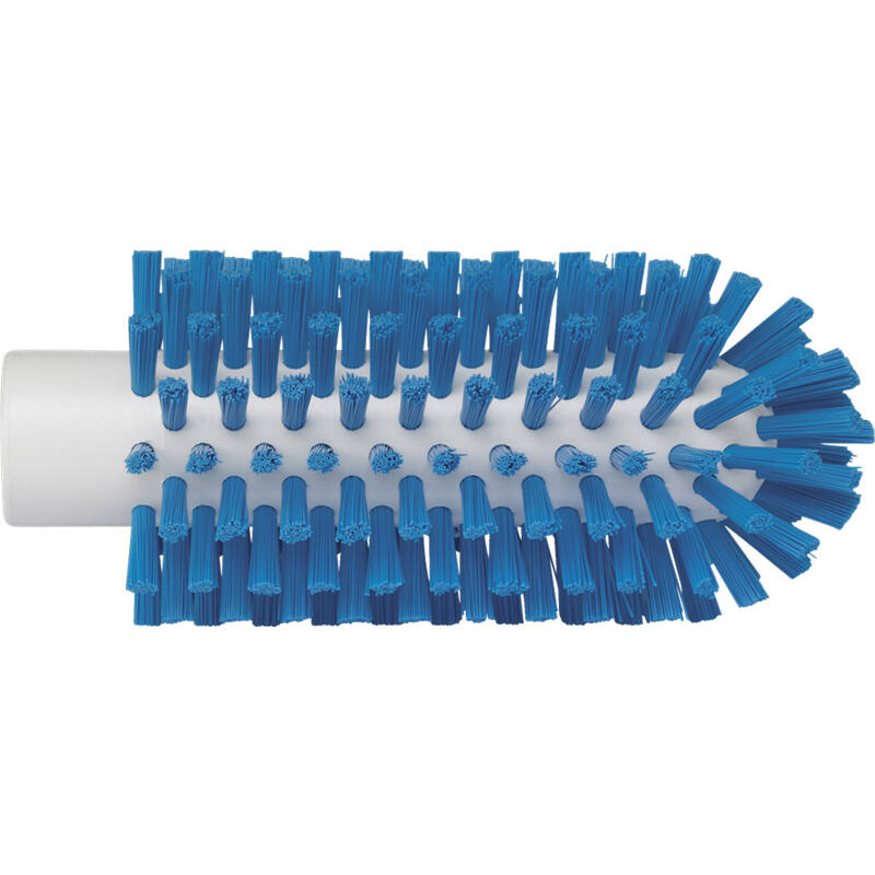 Vikan Hygiene pijpenborstel, blauw, harde vezels, steelmodel, 150mm, Ø63mm