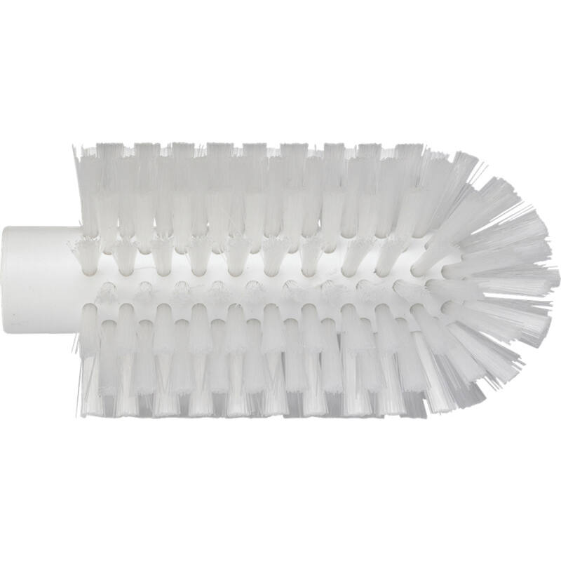 Vikan Hygiene pijpenborstel, wit, medium vezels, steelmodel, 155mm, Ø77mm