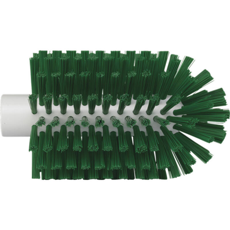 Vikan Hygiene pijpenborstel, groen, medium vezels, steelmodel, 160mm, Ø90mm