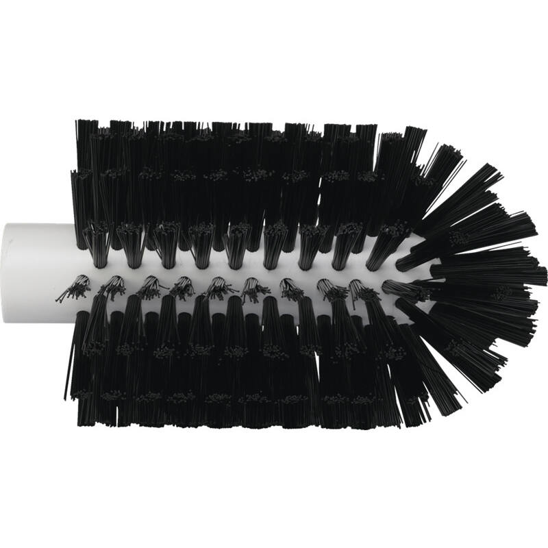Vikan Hygiene pijpenborstel, zwart, medium vezels, steelmodel, 160mm, Ø90mm