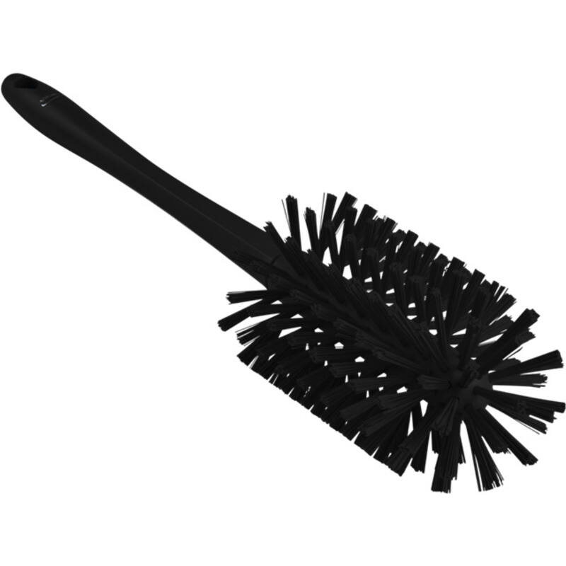 Vikan Ultra Hygiene pijpenborstel, zwart, medium harde vezels, 430mm, Ø90mm
