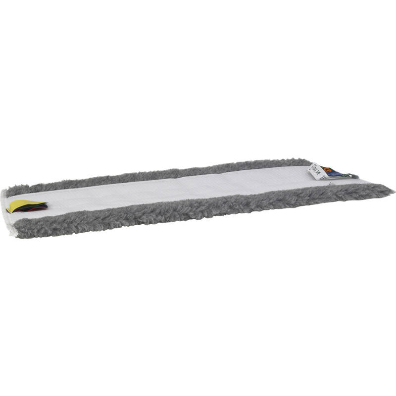 Vikan Microfibre Dry24, microvezel vlakmop, grijs, 40cm, klittenband