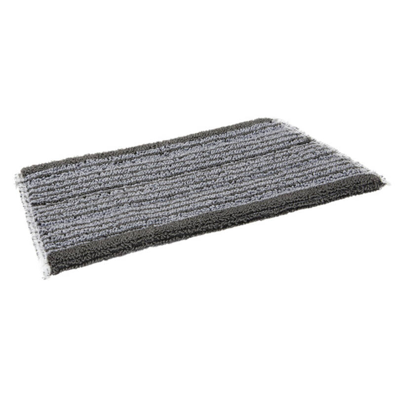 Vikan Microfibre DampDry31, microvezel vlakmop, grijs, 25cm, klittenband