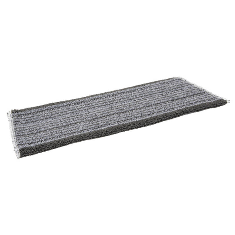 Vikan Microfibre DampDry31, microvezel vlakmop, grijs, 40cm, klittenband