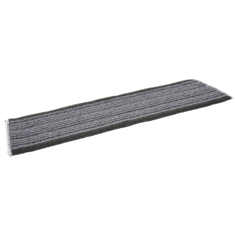 Vikan Microfibre DampDry31, microvezel vlakmop, grijs, 60cm, klittenband