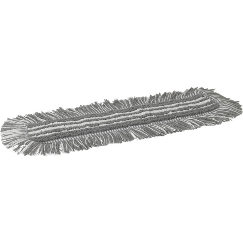 Vikan Microfibre Damp48, Heavy Duty microvezel vlakmop, grijs, pocket, 400mm