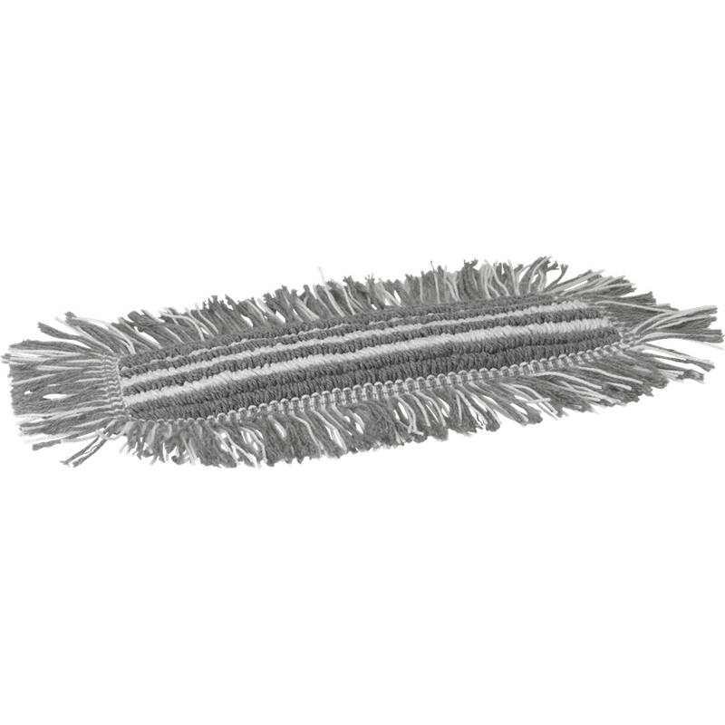 Vikan Microfibre Damp48, Heavy Duty microvezel vlakmop, grijs, klittenband, 250mm