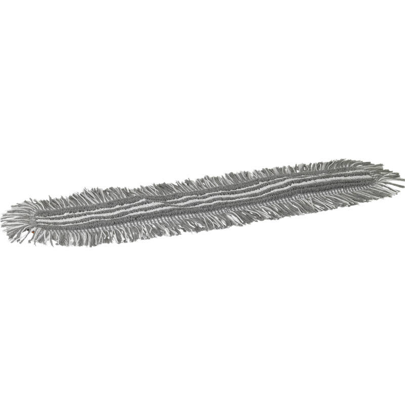 Vikan Microfibre Damp48, Heavy Duty microvezel vlakmop, grijs, klittenband, 600mm