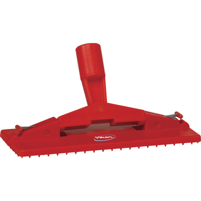Vikan Hygiene padhouder, rood, steelmodel, 235mm