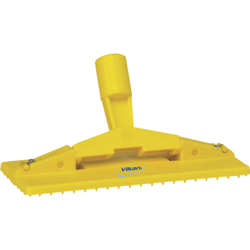 Vikan Hygiene padhouder, geel, steelmodel, 235mm
