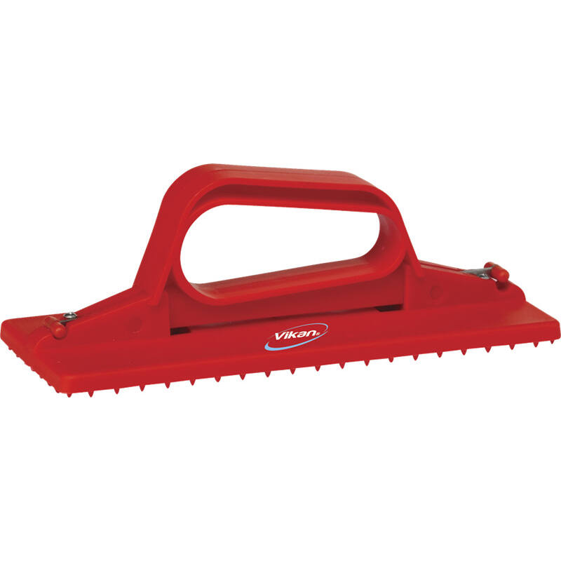 Vikan Hygiene padhouder, rood, handmodel, 235mm
