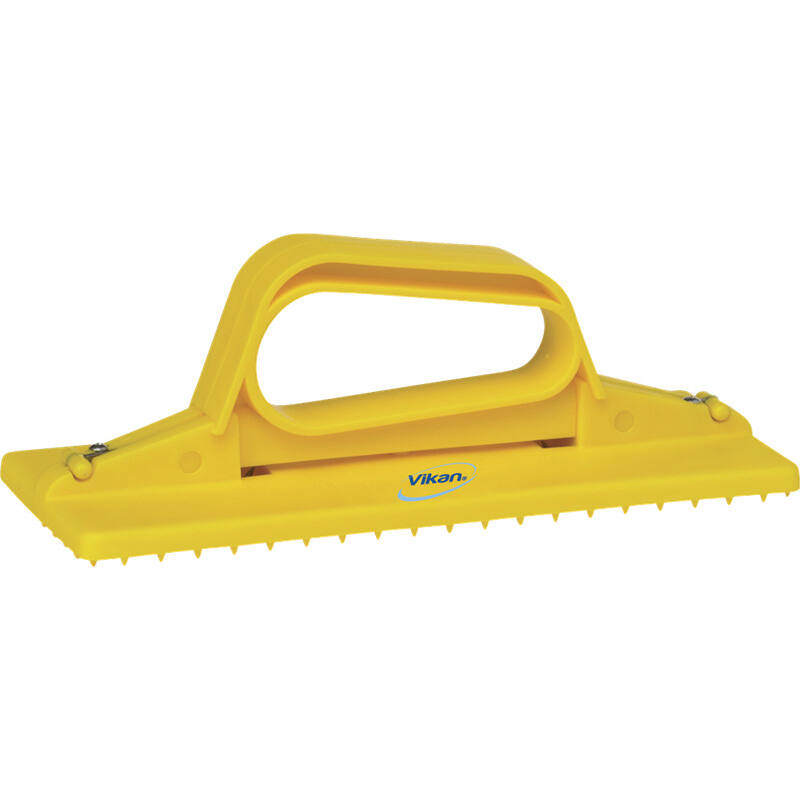 Vikan Hygiene padhouder, geel, handmodel, 235mm