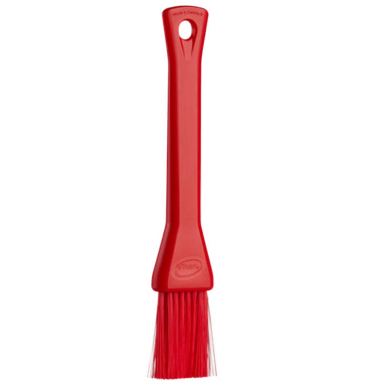 Vikan Hygiene plat kwastje, rood, superzacht, 30mm