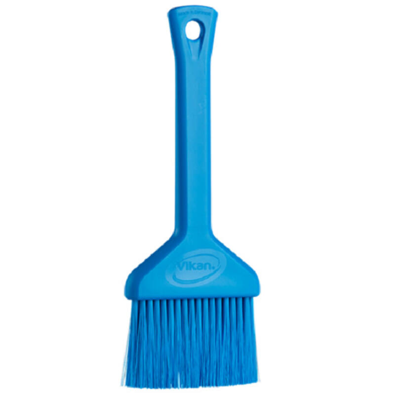 Vikan Hygiene plat kwastje, blauw, superzacht, 70mm