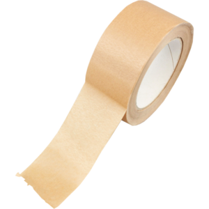 Tape Papier+Solvent Bruin 50mm x 50m 90my