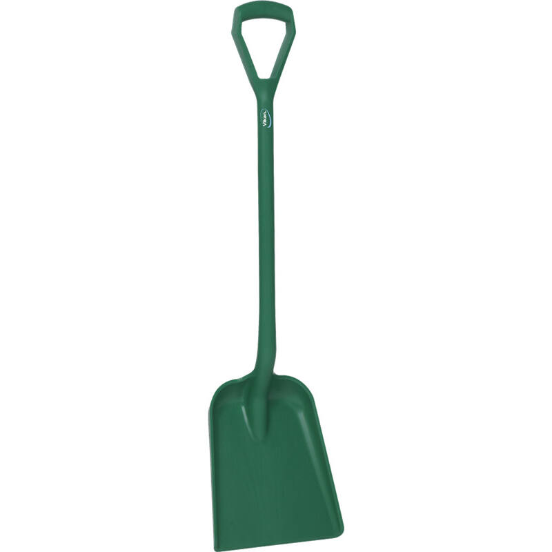 Vikan Hygiene schep, groen, rechte steel 1040mm, standaard blad 327x271mm