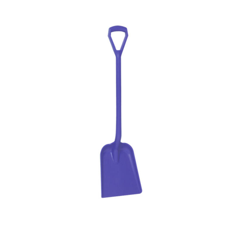 Vikan Hygiene schep, paars, rechte steel 1040mm, standaard blad 327x271mm
