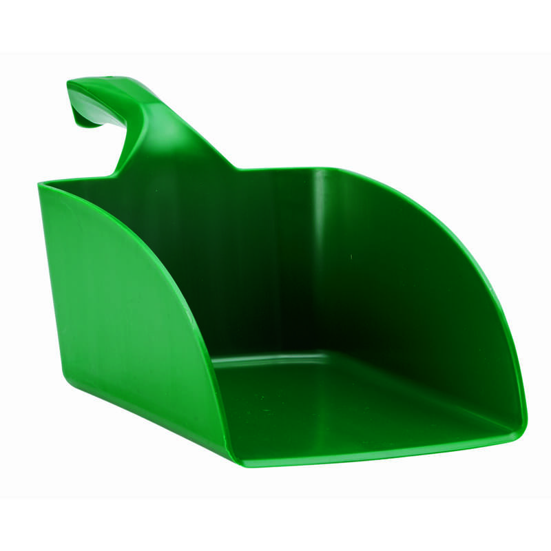 Vikan Hygiene handschep, groen, recht, 2ltr
