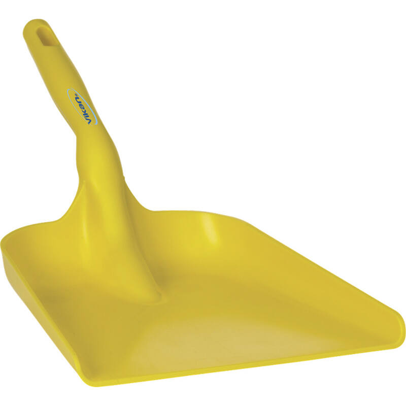 Vikan Hygiene handschep, geel, vlak, 550mm