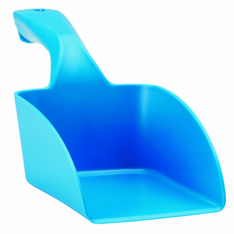 Vikan Hygiene handschep, blauw, recht, 1ltr