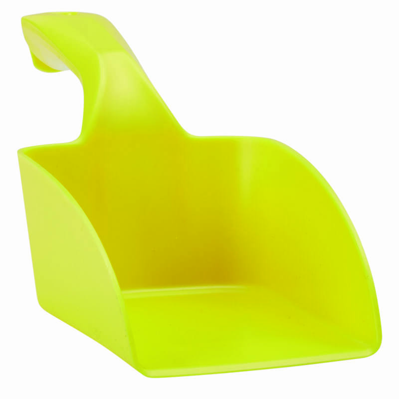 Vikan Hygiene handschep, geel, recht, 1ltr