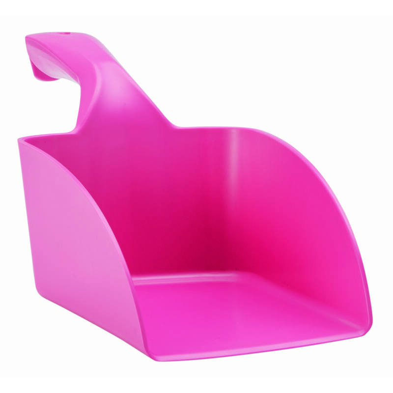 Vikan Hygiene handschep, roze, recht, 0,5ltr