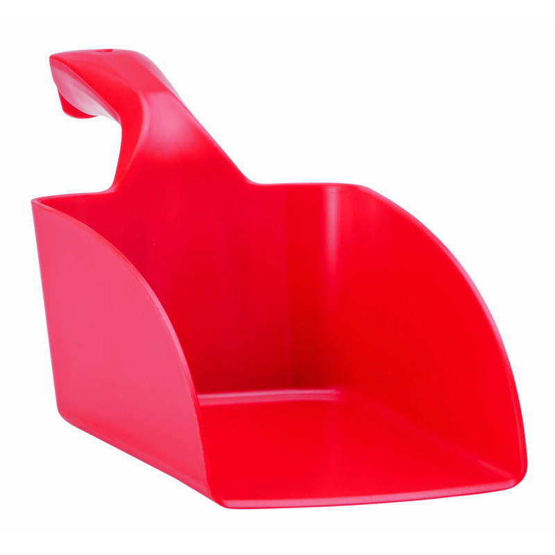 Vikan Hygiene handschep, rood, recht, 0,5ltr