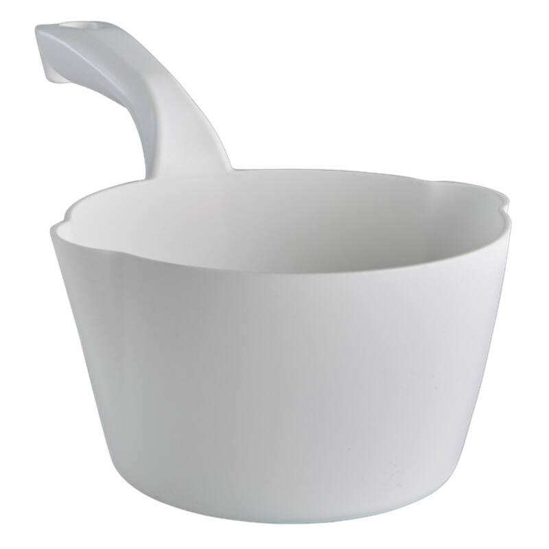 Vikan Hygiene ronde schepbak, wit, schenktuit, 1ltr