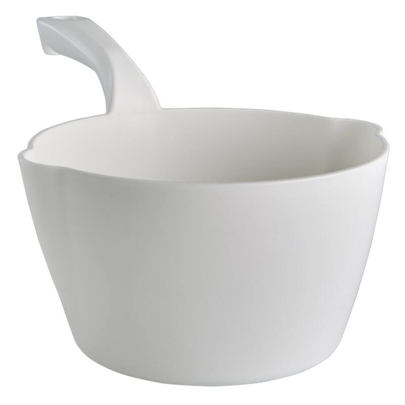 Vikan Hygiene ronde schepbak, wit, schenktuit, 2ltr