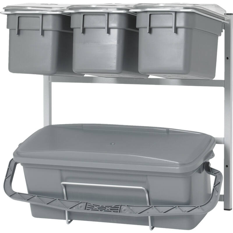 Vikan Microfibre mopbox wandhouder, grijs, 40cm