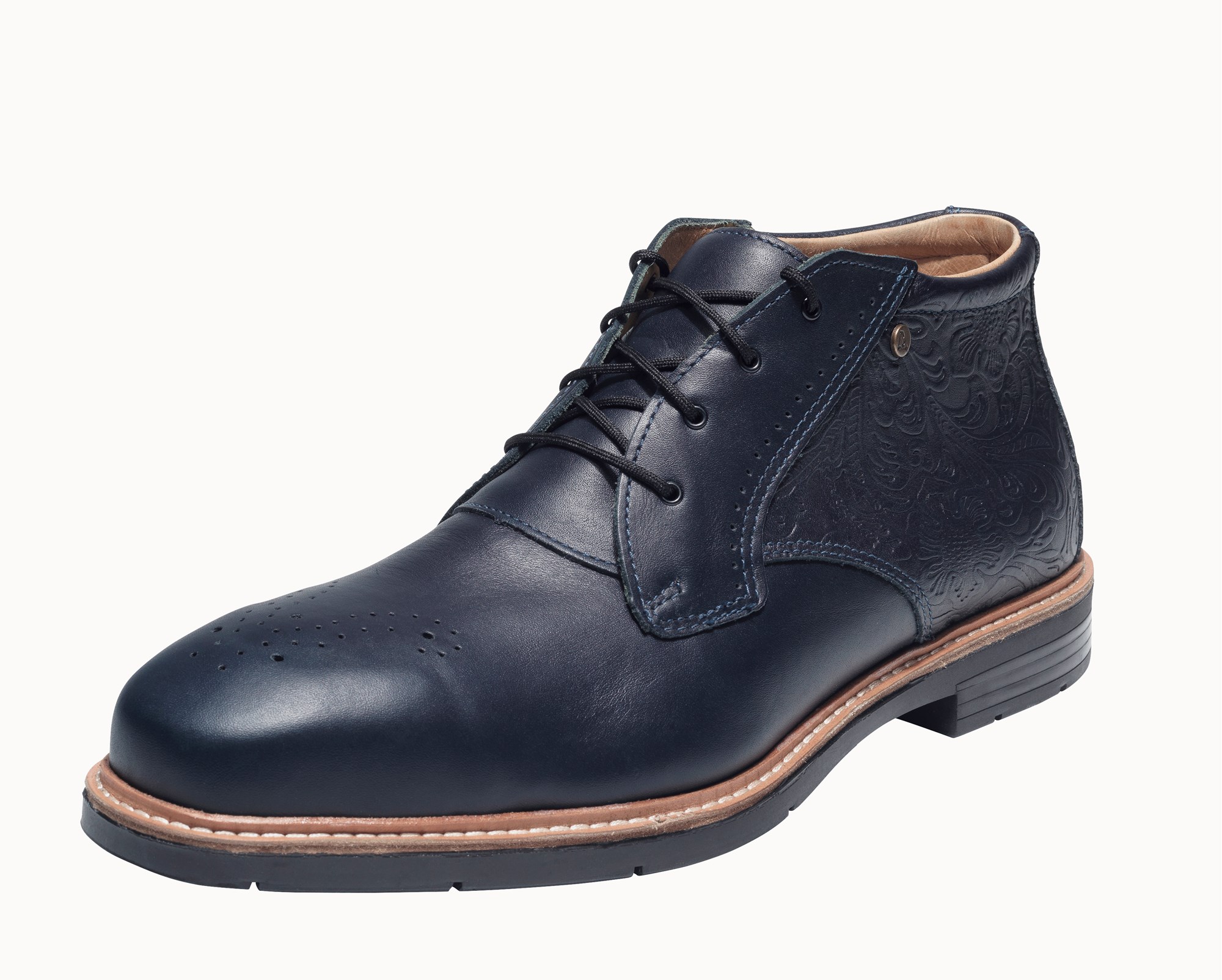 Emma hoog Barocco-D S3 blauw, 46
