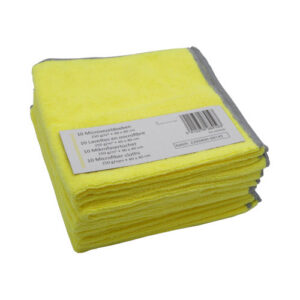 Microvezeldoek Basic, geel, 240gr, 40x40cm, 10 stuks
