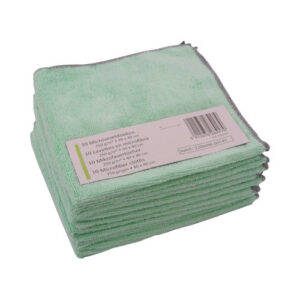 Microvezeldoek Basic, groen, 240gr, 40x40cm, 10 stuks