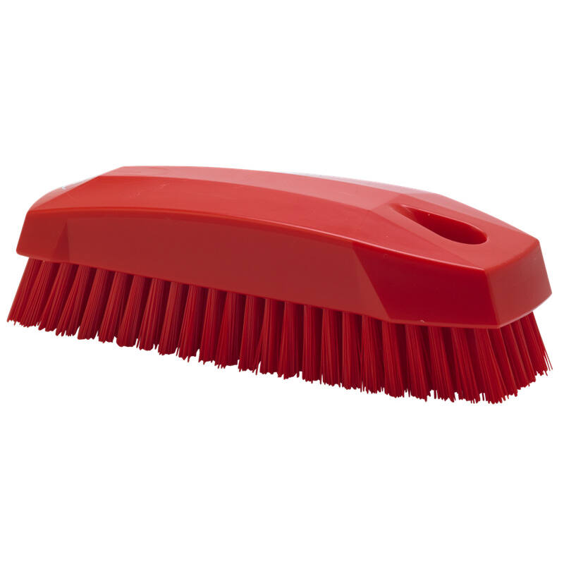 Vikan Hygiene nagelborstel, rood, harde vezels, 130mm