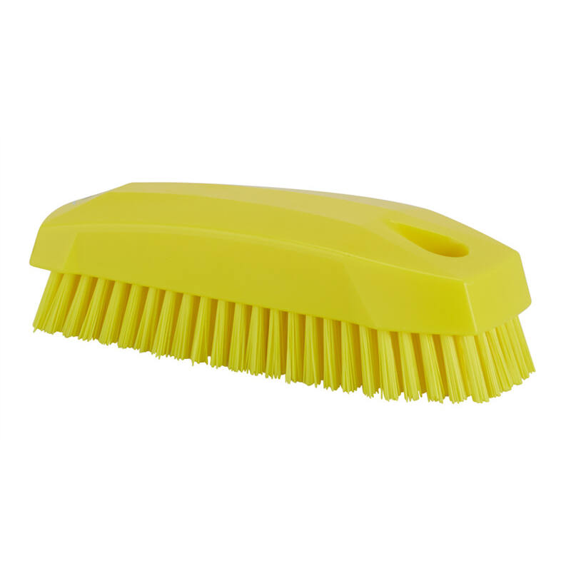 Vikan Hygiene nagelborstel, geel, harde vezels, 130mm