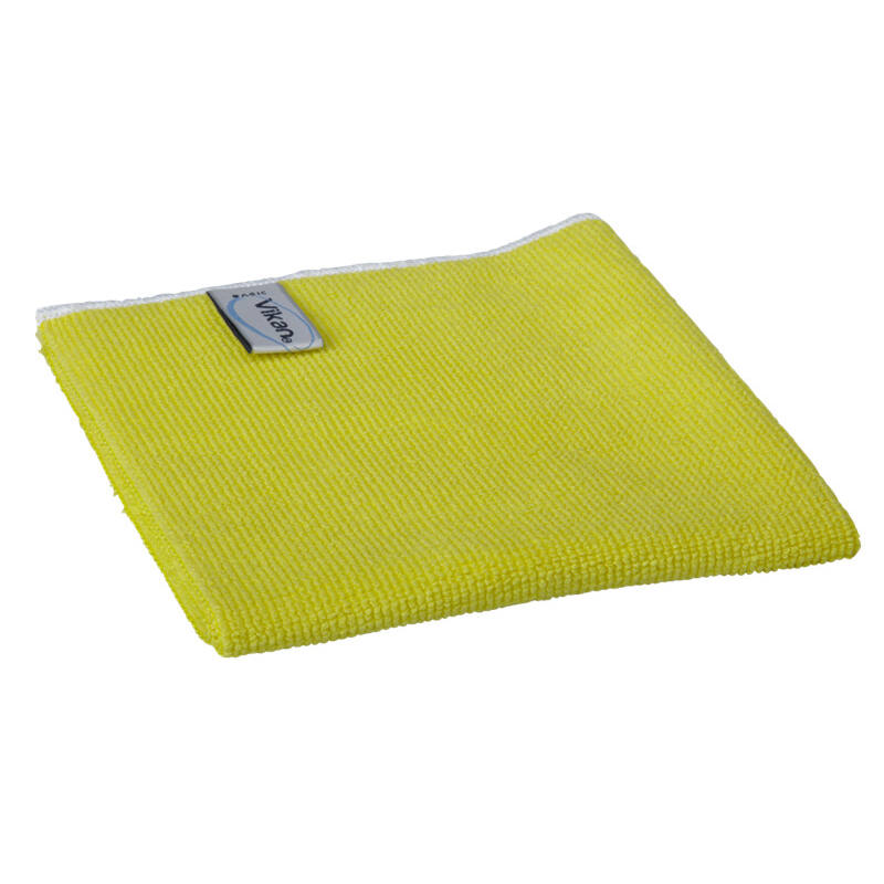 Vikan Microfibre Basic40 microvezeldoek, geel, 400x400mm