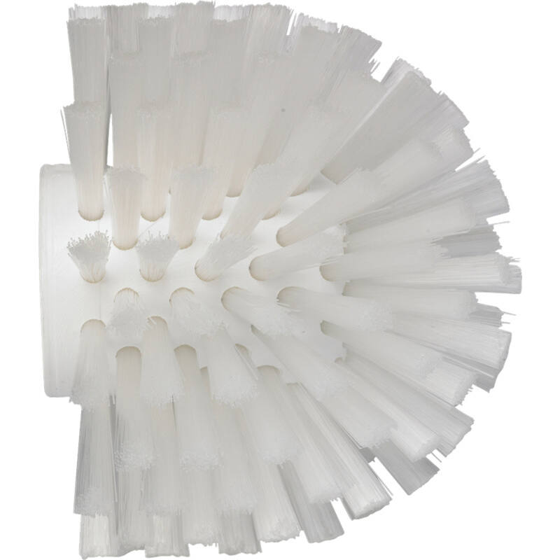 Vikan Hygiene wormhuisborstelkop, wit, medium vezels, Ø135mm, 130mm