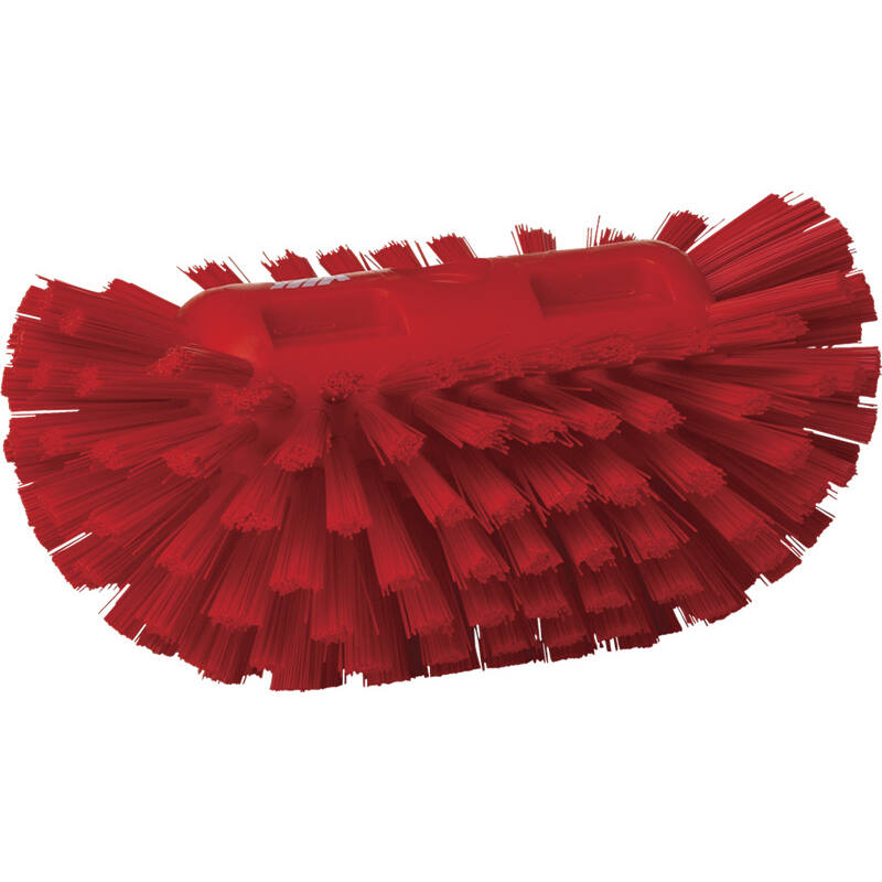 Vikan Hygiene tankborstel, rood, harde vezels, 130x205mm