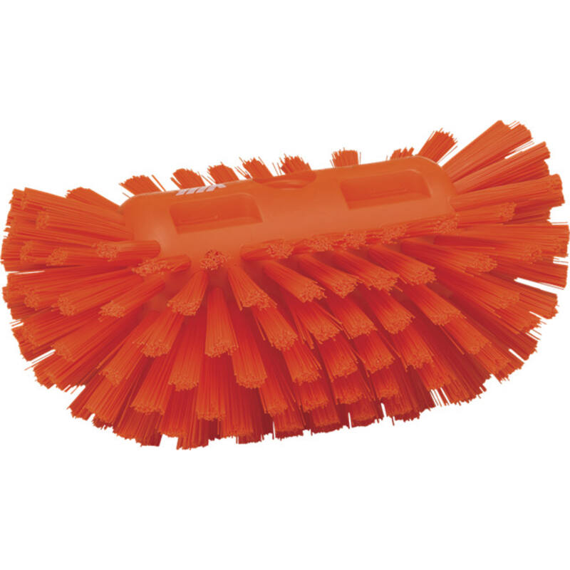 Vikan Hygiene tankborstel, oranje, harde vezels, 130x205mm