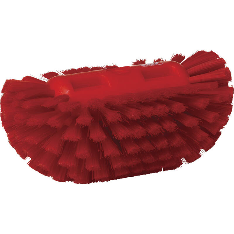 Vikan Hygiene tankborstel, rood, medium vezels, 130x205mm